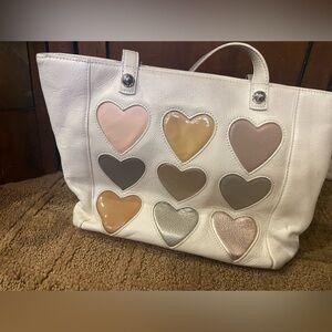 Brighton multi colored heart shoulder bag